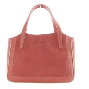 LOEWE ベージュ スエード ボストンバッグ LOEWE ベージュ スエード ボストンバッグ 公式ショップ】 楽天