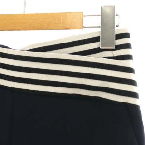 BORDERS at BALCONY 23SS TAPERD PANTS パンツ テーパード 34 ネイビー オフホワイト ブラック /DO