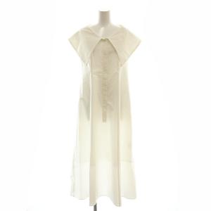 24年製 ビッグカラーワンピース ノースリーブ 0 オフホワイト /DO OS