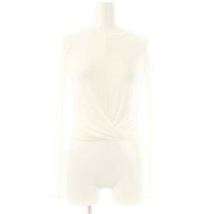23AW TWIST RIB TEE トップス カットソー 長袖 36 S 白 ホワイト /SY OS