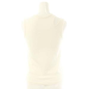 OBLI 24年製 アシメカッティングトップス タンクトップ F ホワイト /ES OS