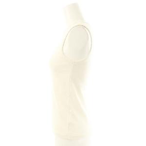 OBLI 24年製 アシメカッティングトップス タンクトップ F ホワイト /ES OS