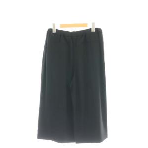 DAISY LIN 06013 ウォッシャブルデイジーシャラシャラパンツ ワイドパンツ クロップド ブラック /ES OS