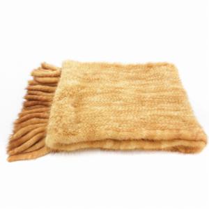 STUNNING LURE ストール ミンクファー 毛皮 茶系 /UO