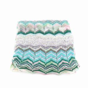MISSONI ストール ニット ラメ アイボリー系 マルチカラー /UO