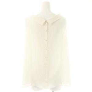 FOXEY NEW YORK Freesia Blouse ノースリーブブラウス 40 ホワイト 42826 /DF OS
