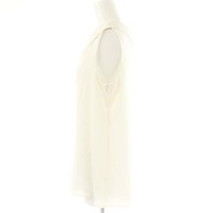 FOXEY NEW YORK Freesia Blouse ノースリーブブラウス 40 ホワイト 42826 /DF OS