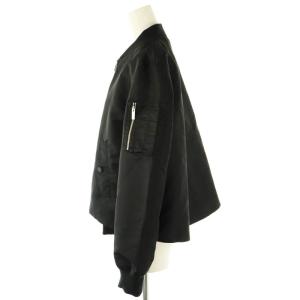 Theory 24SS AERO NYLON ALINE VARSITY ブルゾン ジャケット ジップアップ S ブラック