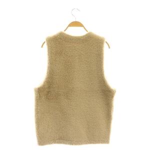 JOURNAL STANDARD 24AW ダブルフェイスフェザークルーネックベスト ベージュ 24080400378040 /CX OS