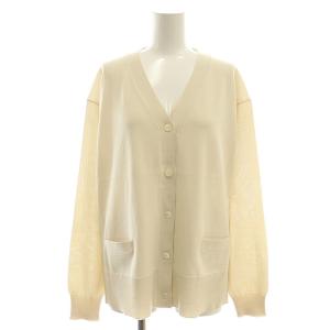 24SS アイスコットンVネックカーディガン F 生成 /CX OS