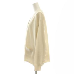 SLOBE IENA 24SS アイスコットンVネックカーディガン F 生成 /CX OS