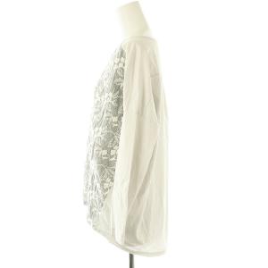 BEARDSLEY フロント刺繍カットソーブラウス 1 ライトグレー ダークグレー オフホワイト /DO OS SH