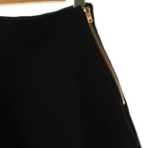 MADISONBLUE DOUBLE FACE MI MOLLET FLARE スカート 00 ブラック