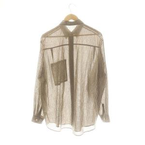 AURALEE 25SS AIRY LIGHT COTTON CHECK BIG SHIRT 4