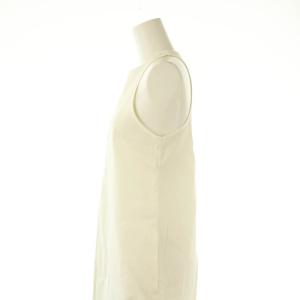 BACCA コットンピケ タンクトップドレス ワンピース 34 白 /MI OS SH