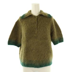 COMPACT KNIT ニット カットソー XS 黄緑 /MI OS SH