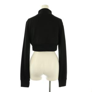 courreges PRANK PROJECT取り扱い Wジップクロップドジャージージャケット M ブラック