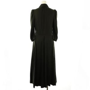 RRL シルクギャザーショルダーシャツワンピース 4 ダークブラウン /MI OS SH