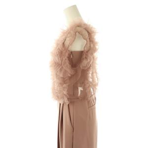 FRAY I.D 24AW チュールブラウスセットベアコンビネゾン サロペット 0 ピンクブラウン /ES OS SH