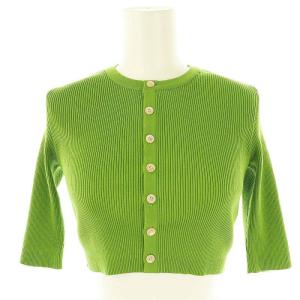 GIZA HIGH GAUGE RIB KNIT SHORT CARDIGAN カーディガン リブニット