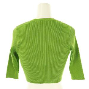 AURALEE GIZA HIGH GAUGE RIB KNIT SHORT CARDIGAN カーディガン リブニット