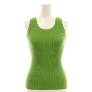 GIZA HIGH GAUGE RIB KNIT TANK ニットタンク カットソー 0 ライトグリーン