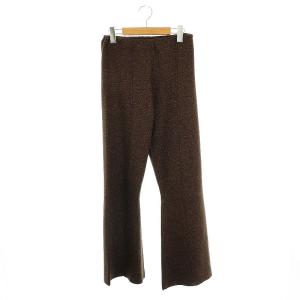 UND GLITTER FLARE PANTS パンツ イージー S オレンジブラウン /DO OS SH