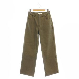 LONG STRAIGHT FOIL DENIM デニムパンツ ジーンズ 24 カーキ /DO OS SH