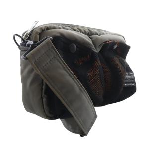 PORTER 吉田カバン BYBORRE クロスボディ ショルダーバッグ ロゴ グレー /SR23
