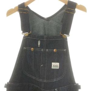 LEE ウエストアジャスター オーバーオール ワンピース マキシ ロング M 紺 ネイビー /AT OS