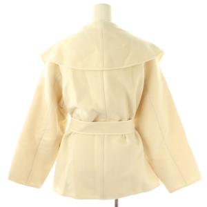 FRAY I.D 23AW ショールカラーショートリバーコート アウター F オフホワイト /DF OS