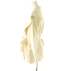 FRAY I.D 23AW ショールカラーショートリバーコート アウター F オフホワイト /DF OS