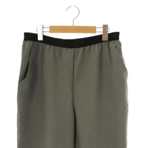Leilian イージーパンツ テーパード 13+ グレー /AT OS