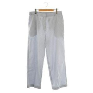 ホワイトレーベル ストライプパンツ ストレート 13+ 青 ブルー 白 ホワイト /AT OS