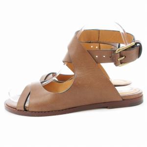 ISABEL MARANT ストラップサンダル ローヒール 36 茶 ブラウン /OU