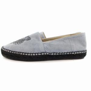 KENZO エスパドリーユ スリッポン スニーカー シューズ タイガー 36 青 ブルー 黒 ブラック  /OU