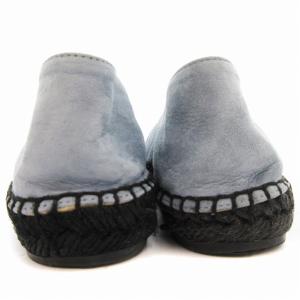 KENZO エスパドリーユ スリッポン スニーカー シューズ タイガー 36 青 ブルー 黒 ブラック  /OU