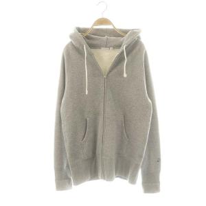 デキシー吊裏毛 ジップアップパーカー L 杢グレー /MI OS