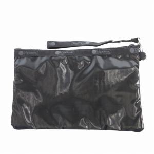 LesportSAC 美品 ZIP POUCH SET3 ヒトリップカグヤブラック ポーチ ナイロン 黒 ブラック /HO