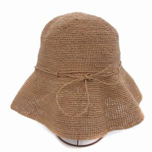 HELEN KAMINSKI ラフィアハット 麦わら帽子 リボン ベージュ /JS