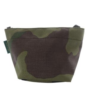 Hervé Chapelier 1927W カモフラージュ ナイロン舟型ショルダーバッグXS 迷彩 ワンショルダー 斜め掛け カーキ /YO12