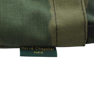 Hervé Chapelier 1927W カモフラージュ ナイロン舟型ショルダーバッグXS 迷彩 ワンショルダー 斜め掛け カーキ /YO12