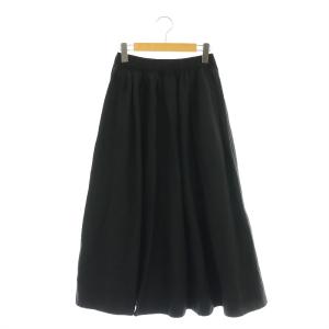 24SS ColPierrot グログランボリュームスカート 36 ブラック /DO OS