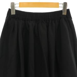 MUSE de Deuxieme Classe 24SS ColPierrot グログランボリュームスカート 36 ブラック /DO OS