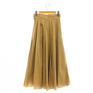 SEVEN TEN by MIHO KAWAHITO タックスカート ロング フレア XS ベージュ /DO OS