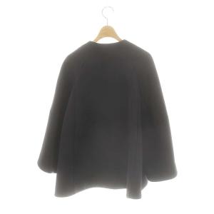 SONO ノーカラーマシュマロフレアコート 1 紺 /MI OS