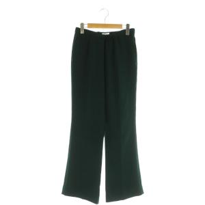 イージーフレアパンツ ハイウエスト ストレッチ 38 グリーン /MY OS