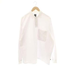 23SS TECH POLO SHIRTS L/S ポロシャツ 長袖 XL ホワイト /DO OS AD