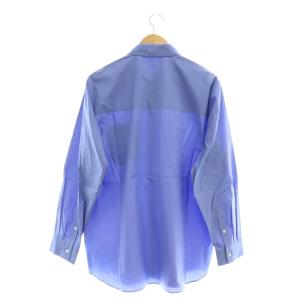 ATON SUVIN BROAD STANDARD SHIRT シャツ スタンダード 長袖 04 スモークブルー