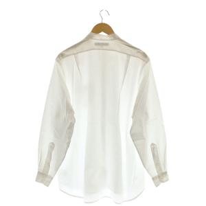 INDIVIDUALIZED SHIRTS スタンドカラー長袖シャツ S 白 ホワイト /AT OS